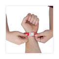 Advantus Crowd Management Wristbands, Sequentially Numbered, 9.75" x 0.75", Red, 500/Pack
