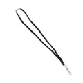 Advantus Recycled Breakaway Lanyard, Plastic J-Hook Fastener, 36" Long, Black, 10/Box
