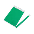 Advantus Crowd Management Wristbands, Sequentially Numbered, 10" x 0.75", Green, 100/Pack