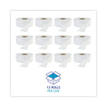 Boardwalk JRT Jr. Bath Tissue, Jumbo, Septic Safe, 1-Ply, White, 3.3" x 2,000 ft, 12/Carton