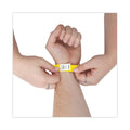 Advantus Crowd Management Wristbands, Sequentially Numbered, 10" x 0.75", Yellow, 100/Pack