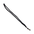 Advantus Deluxe Safety Lanyards, Metal Clip Fastener, 36" Long, Black, 24/Box