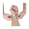Advantus Crowd Management Wristbands, Sequentially Numbered, 10" x 0.75", Blue, 100/Pack