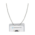 Advantus ID Badge Holder Chain, Metal Ball Chain Fastener, 36" Long, Nickel Plated, 100/Box