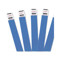 Advantus Crowd Management Wristbands, Sequentially Numbered, 9.75" x 0.75", Blue, 500/Pack