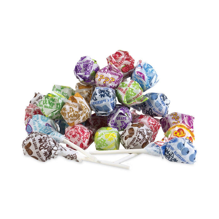 Spangler Dum-Dum-Pops, Assorted Flavors, Individually Wrapped, Bulk 30 lb Carton