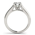 14k White Gold Cathedral Design Solitaire Diamond Engagement Ring (1 cttw) by Bids.com