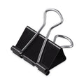 Universal Binder Clips, Mini, Black/Silver, 12/Box