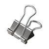 Universal Binder Clips with Storage Tub, Small, Silver, 40/Pack