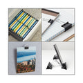 Universal Binder Clips with Storage Tub, Small, Black/Silver, 40/Pack