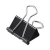 Universal Binder Clips with Storage Tub, Mini, Black/Silver, 60/Pack