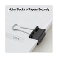 Universal Binder Clips Value Pack, Small, Black/Silver, 36/Box