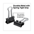 Universal Binder Clips Value Pack, Small, Black/Silver, 36/Box
