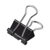 Universal Binder Clip Zip-Seal Bag Value Pack, Small, Black/Silver, 144/Pack