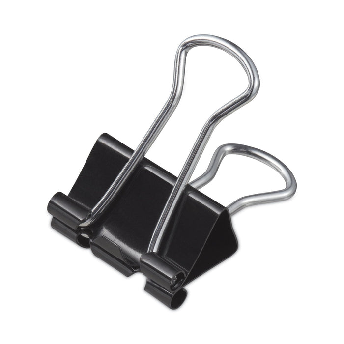 Universal Binder Clip Zip-Seal Bag Value Pack, Small, Black/Silver, 144/Pack