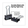 Universal Binder Clip Zip-Seal Bag Value Pack, Small, Black/Silver, 144/Pack