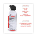 Innovera Compressed Air Duster Cleaner, 10 oz Can, 2/Pack