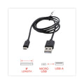 Innovera USB to Micro USB Cable, 3ft, Black