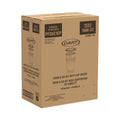 Dart Clear PET Cups with Single Compartment Insert, 12 oz, Clear, 500/Carton