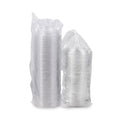 Dart PresentaBowls Bowl/Lid Combo-Paks, 24 oz, 7.25 Diameter x 2.38 h, Clear, Plastic, 63/Pack, 2 Pack/Carton
