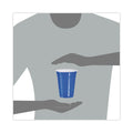 Dart Solo Plastic Party Cold Cups, 16 oz, Blue, 50/Bag, 20 Bags/Carton