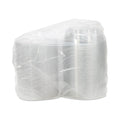 Dart Tamper-Resistant, Tamper-Evident Bowls with Flat Lid, 48 oz, 8.9" Diameter x 2.8"h, Clear, Plastic, 100/Carton