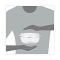 Dart Tamper-Resistant, Tamper-Evident Bowls with Dome Lid, 48 oz, 8.9" Diameter x 3.4"h, Clear, Plastic, 100/Carton