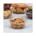 Dart Tamper-Resistant, Tamper-Evident Bowls with Dome Lid, 12 oz, 5.5" Diameter x 2.6"h, Clear, Plastic, 240/Carton