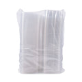Dart ClearPac SafeSeal Tamper-Resistant/Evident Containers, Flat Lid, 48 oz, 7.8 x 8.1 x 2.5, Clear, Plastic, 100/Bag, 2 Bags/CT
