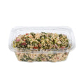 Dart ClearPac SafeSeal Tamper-Resistant, Tamper-Evident Containers, Tall, Flat Lid, 20 oz, 5.7 x 7.3 x 1.8, Clear, Plastic, 200/CT