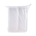 Dart ClearSeal Hinged-Lid Plastic Containers, 8.3 x 8.3 x 3, Clear, Plastic, 250/Carton