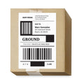 MACO Cover-All Opaque Laser/Inkjet Shipping Labels, Internet Format, 5.5 x 8.5, White, 2 Labels/Sheet, 100 Sheets/Box