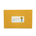 MACO Cover-All Opaque Laser/Inkjet Shipping Labels, Inkjet/Laser Printers, 2 x 4, White, 10 Labels/Sheet, 250 Sheets/Box