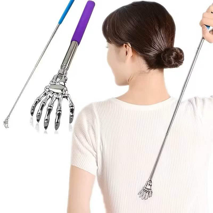 Retractable Back Itching Device – Stainless Steel Claw Massager for Relaxing the Back by DailySale