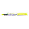 Pilot Spotliter Supreme Highlighter, Fluorescent Yellow Ink, Chisel Tip, Yellow/White Barrel, Dozen