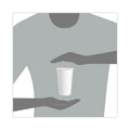 Dart Polycoated Hot Paper Cups, 16 oz, White, 50 Sleeve, 20 Sleeves/Carton
