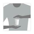 Dart Polycoated Hot Paper Cups, 10 oz, White, 50 Sleeve, 20 Sleeves/Carton
