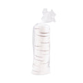 Dart Paper Lids for 16 oz Food Containers, Vented, 3.9" Diameter x 0.9"h, White, 25/Bag, 20 Bags/Carton