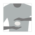Dart Paper Lids for 16 oz Food Containers, Vented, 3.9" Diameter x 0.9"h, White, 25/Bag, 20 Bags/Carton