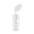 Dart Paper Lids for 32 oz Food Containers, Vented, 4.6" Diameter x 0.7"h, White, 25/Bag, 20 Bags/Carton