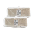 Dart Bare by Solo Eco-Forward Bagasse Hinged Lid Containers, 3-Compartment, 9.6 x 9.4 x 3.2, Ivory, Sugarcane, 200/Carton