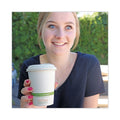 World Centric PLA Lids for Hot Cups, Fits 8 oz Cups, White, 1,000/Carton