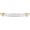 14K Two-Toned Gold Princess Cut Diamond Fashion Bangle (1 cttw, H-I Color, SI1-SI2 Clarity) by Bids.com