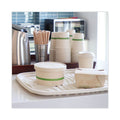 World Centric Fiber Trays, PLA Lined, PFAS Free, 1-Compartment, 18 x 14 x 1, Natural, Paper, 100/Carton