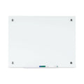 MasterVision Magnetic Glass Dry Erase Board, 72 x 48 x 2, Opaque White