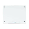 MasterVision Magnetic Glass Dry Erase Board, 98 x 52 x 2, Opaque White