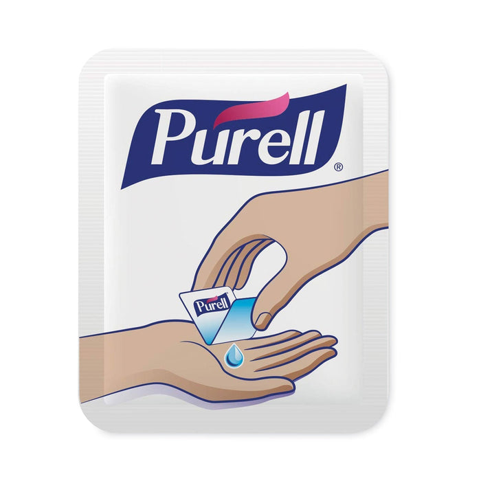 PURELL Single Use Advanced Gel Hand Sanitizer, 1.2 mL, Packet, Fragrance-Free, 2,000/Carton