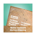 Scotch Curbside Recyclable Padded Mailer, #5, Bubble Cushion, Self-Adhesive Closure, 12 x 17.25, Natural Kraft, 100/Carton