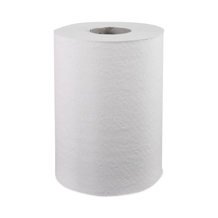 Windsoft Hardwound Roll Towels, 8" x 350 ft, White, 12 Rolls/Carton