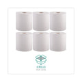 Windsoft Hardwound Roll Towels, 8" x 800 ft, White, 6 Rolls/Carton